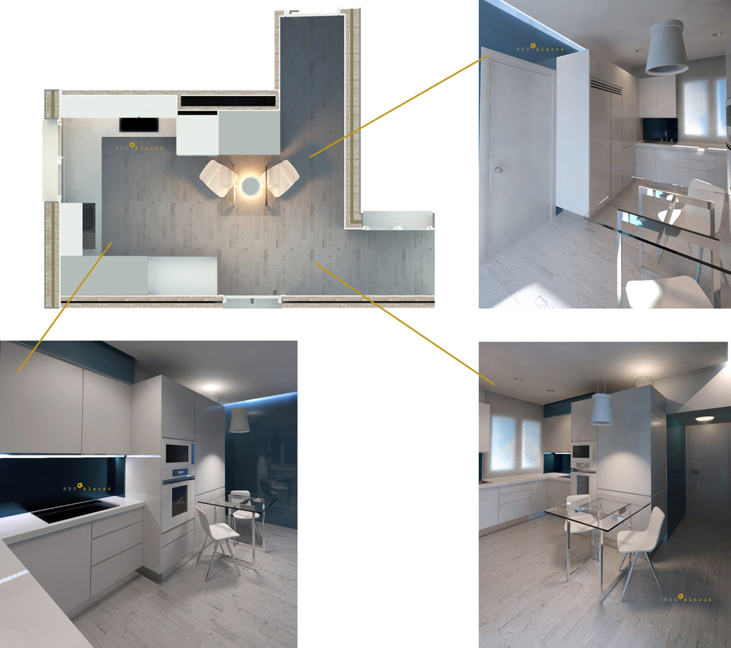 Aj Kitchen Mgd Almond